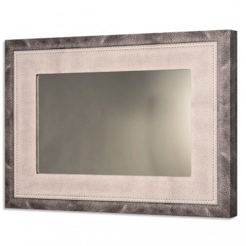 ΔΕΡΜΑΤΙΝΟΣ ΑΝΟΙΧΤΟΣ Καθρέφτης GS4290 PINTDECOR