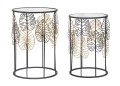 ΤΡΑΠΕΖΙΑ GLAM LEAF (ΖΕΥΓΑΡΙ)