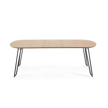 Επεκτεινόμενο τραπέζι Novac 170 (320) x 100 cm, φυσικό ξύλο βελανιδιάς