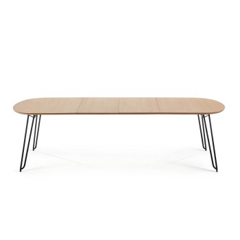 Επεκτεινόμενο τραπέζι Novac 170 (320) x 100 cm, φυσικό ξύλο βελανιδιάς
