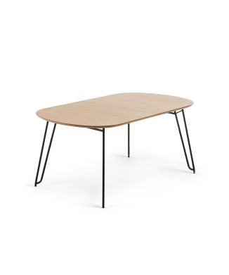 Επεκτεινόμενο τραπέζι Novac 170 (320) x 100 cm, φυσικό ξύλο βελανιδιάς