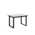 Επεκτεινόμενο τραπέζι 90x120/180 cm Bandos ανθρακί σκελετός