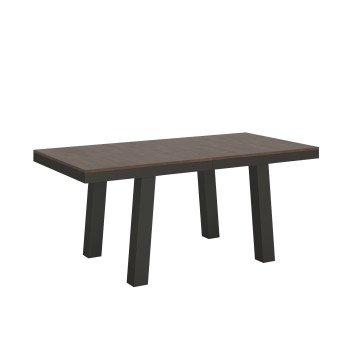 Τραπέζι Bridge Evolution - Επεκτεινόμενο τραπέζι 90x180/284 cm Bridge Evolution Λευκό μελιά σε ανθρακί χρώμα