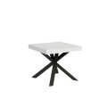 Επεκτεινόμενο τραπέζι 90x90/194 cm Επιφάνεια γραφείου - Ανθρακί πόδια