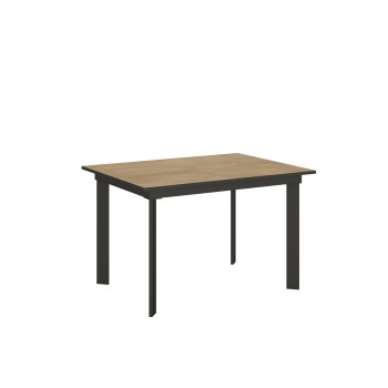 Τραπέζι Cumar - Επεκτεινόμενο τραπέζι 90x120/180 εκ. Πλαίσιο Cumar White Ash Anthracite