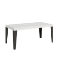 Επεκτεινόμενο τραπέζι 90x180/284 cm Πλαίσιο φλόγας Ανθρακί