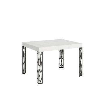 Τραπέζι Ghibli - Επεκτεινόμενο τραπέζι 80x120/204 cm Ghibli White Ash Anthracite Frame
