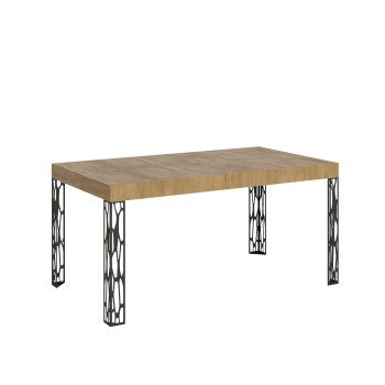Τραπέζι Ghibli - Επεκτεινόμενο τραπέζι 90x160/264 cm Ghibli White Ash Anthracite Frame
