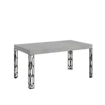 Τραπέζι Ghibli - Επεκτεινόμενο τραπέζι 90x160/264 cm Ghibli White Ash Anthracite Frame