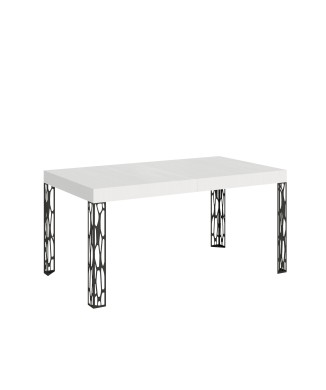 Τραπέζι Ghibli - Επεκτεινόμενο τραπέζι 90x160/264 cm Ghibli White Ash Anthracite Frame