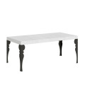 Paxon Premium επεκτεινόμενο τραπέζι 90x90/246 cm με ανθρακί πλαίσιο