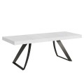 Επεκτεινόμενο τραπέζι 90x180/284 cm, πλαίσιο Proxy Premium σε ανθρακί χρώμα