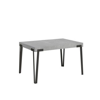 Τραπέζι Rio - Επεκτεινόμενο τραπέζι 90x130/234 cm Rio Λευκό μελιά σε ανθρακί χρώμα