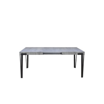 Τραπέζι Rio - Επεκτεινόμενο τραπέζι 90x130/234 cm Rio Λευκό μελιά σε ανθρακί χρώμα