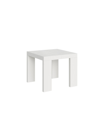 Τραπέζι Roxell P.90 - Επεκτεινόμενο τραπέζι 90/246x90 εκ. Roxell Λευκό μελιάς