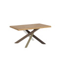 Επεκτεινόμενο τραπέζι 90x140/190 cm Versalux με αποφλοιωμένα πόδια 4/C