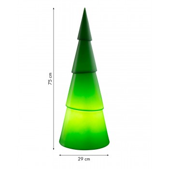 Ronde lichtboom van 75 cm, model 32419W, met 8 seizoenen design.