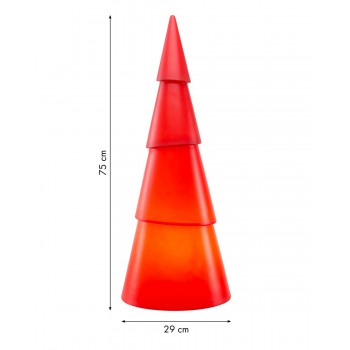 Ronde lichtboom van 75 cm, model 32419W, met 8 seizoenen design.