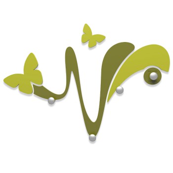 CALLEA DESIGN 50-13-1 VLINDER KAPSTOK