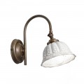ANITA 061.19.OC IL FANALE gebogen keramische wandlamp