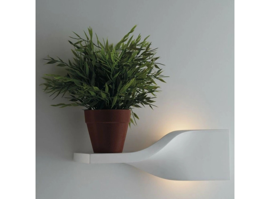 Witte Pirouette wandlamp 1XR7S 36x10x11cm