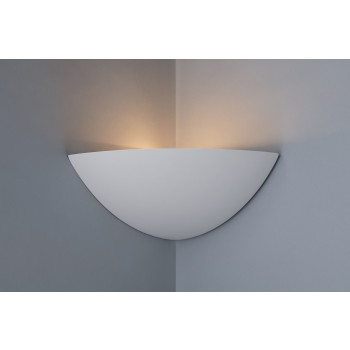 SANTORINI WITTE WANDLAMP 1XE14 29X21X11,5CM
