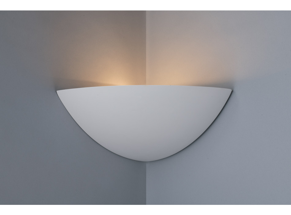SANTORINI WITTE WANDLAMP 1XE14 29X21X11,5CM