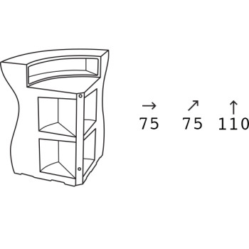 Bartolomeo Corner LIGHT Plust hoekbalie