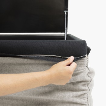 Matters bedbodem met opbergruimte