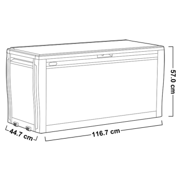 COMFY KETER Outdoor Trunk 