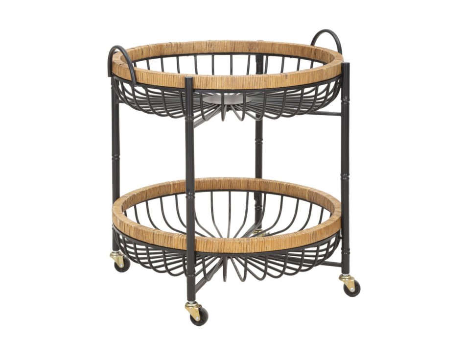 CEBU DUBBELE MANDTROLLEY MET WIELEN