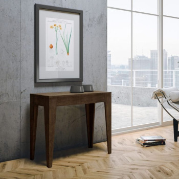 Uitschuifbare consoletafel 90x42/302 cm Isotta 