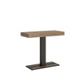 Uitschuifbare consoletafel 90x40/196 cm Capital Small Premium Antraciet frame