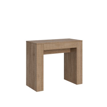 Modemconsole - Uitschuifbare console 90x42/302 cm Modem Wit Asgrijs