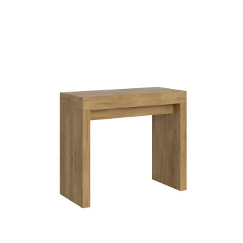 Roxell consoletafel - Uitschuifbare consoletafel 90x40/196 cm Roxell Small White Ash