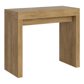 Roxell consoletafel - Uitschuifbare consoletafel 90x40/196 cm Roxell Small White Ash