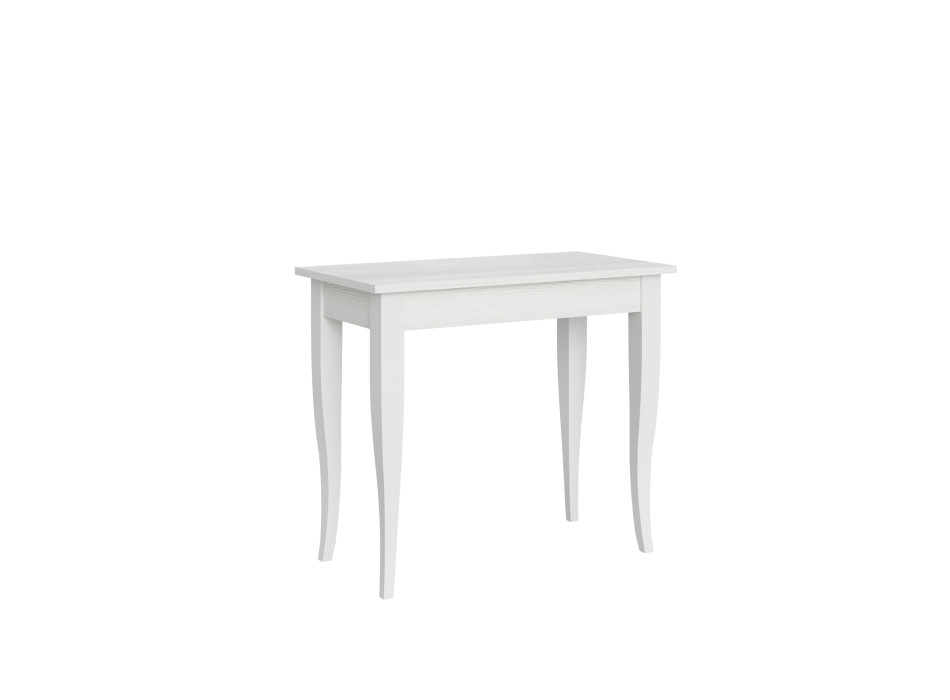 Sciabola consoletafel - Uitschuifbare consoletafel 90x48/308 cm Sciabola wit essenhout