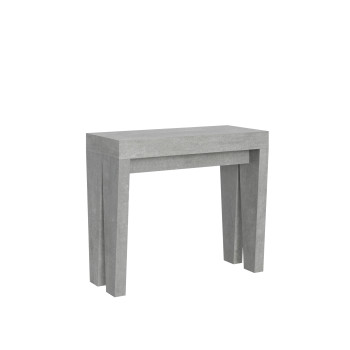 Spimbo Consoletafel - Uitschuifbare consoletafel 90x40/196 cm Spimbo Klein Wit Essen