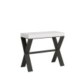 Uitschuifbare consoletafel 90x40/300 cm Xenia Antraciet frame