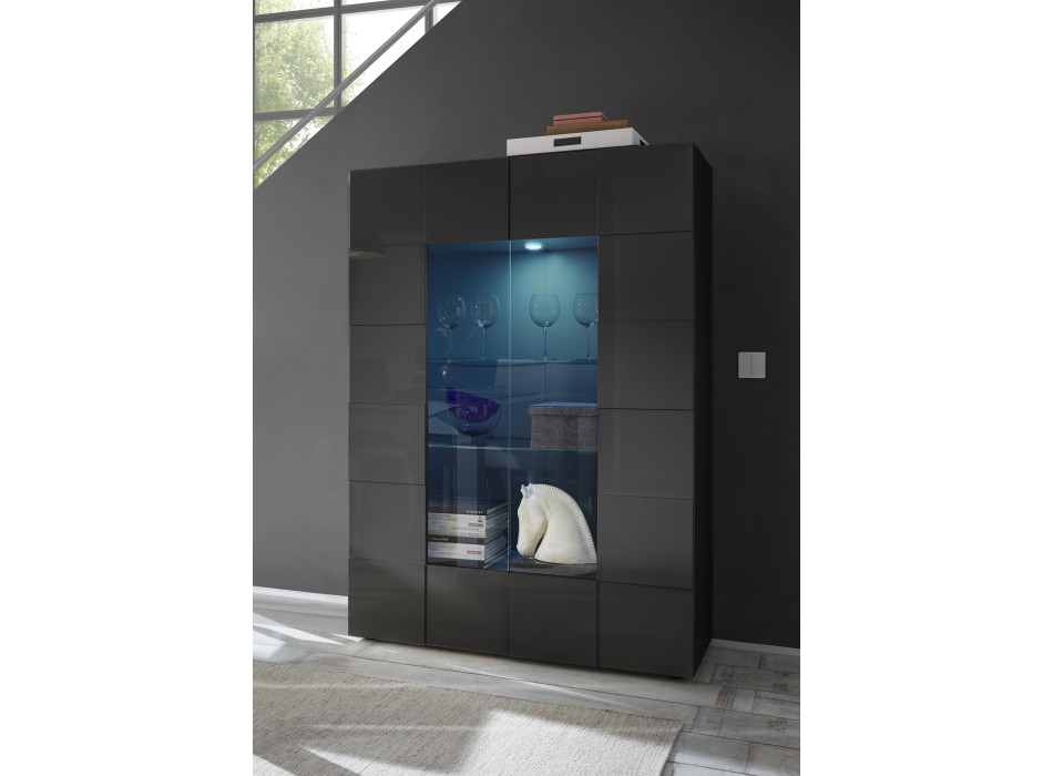 DAMA - Vitrinekast met 2 deuren