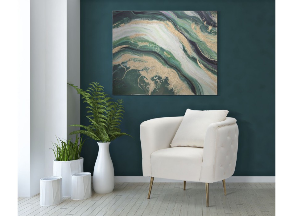 GROEN SCHILDERIJ OP CANVAS