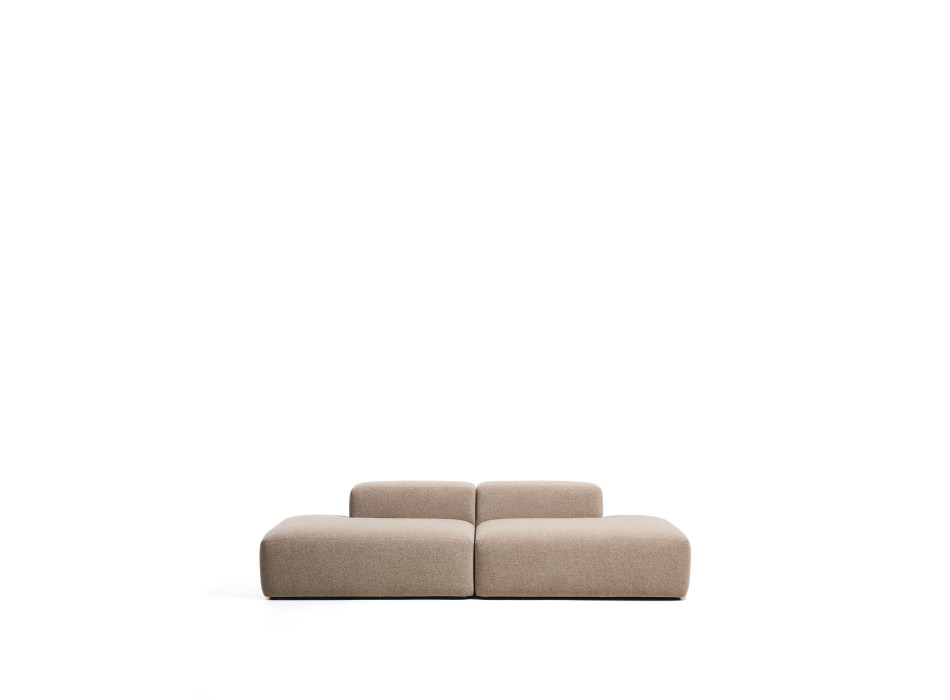 Blok 3-zitsbank van chenille