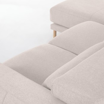 Singa 3-zitsbank met chaise longue aan de linkerkant