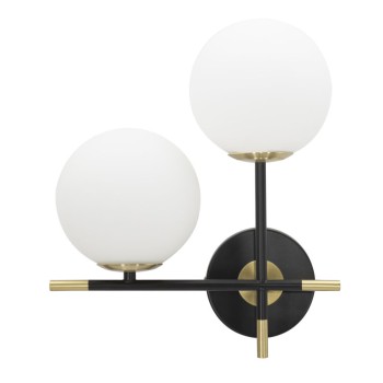 DONKER DUBBELE WANDLAMP