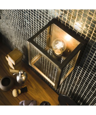 Industriële wandlamp QUADRO 262.01.OT IL FANALE