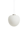 Ardali plafondlamp van gerookt glas en staal met geborstelde afwerking Ø 25 cm