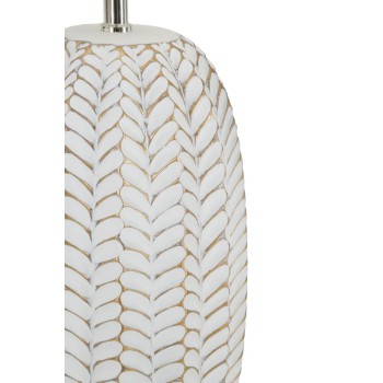 TAFELLAMP MET BLADVORMIGE HARS