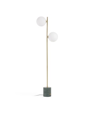Lonela vloerlamp met groene marmeren afwerking