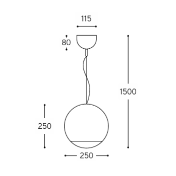 ALDO BERNARDI Globe Lamp