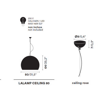 MENING CIATTI LAMP 80 VERINGLAMP
